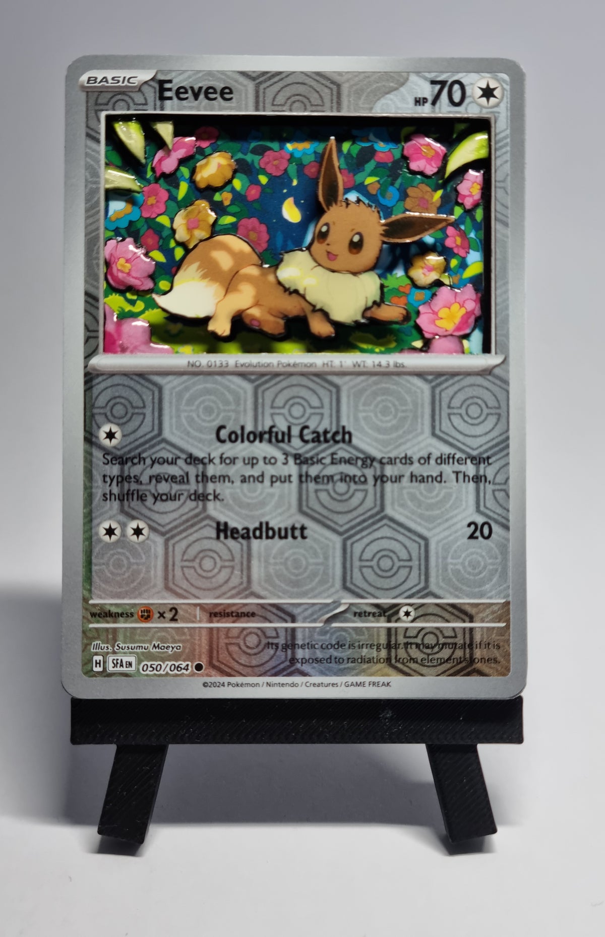Shadowbox Pokémon TCG – [Evoli] | Handmade Art