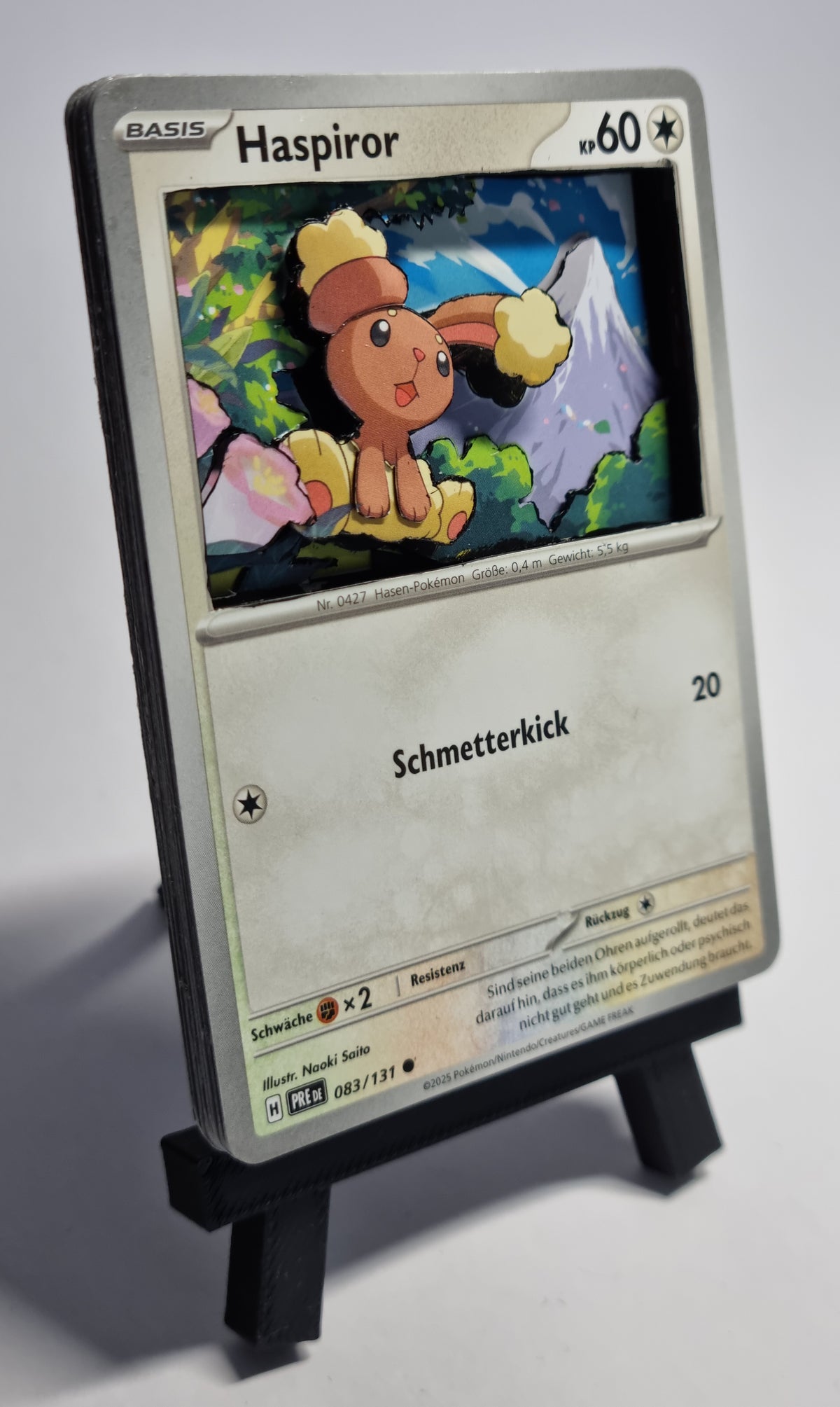 Shadowbox Pokémon TCG – [Haspiror] | Handmade Art