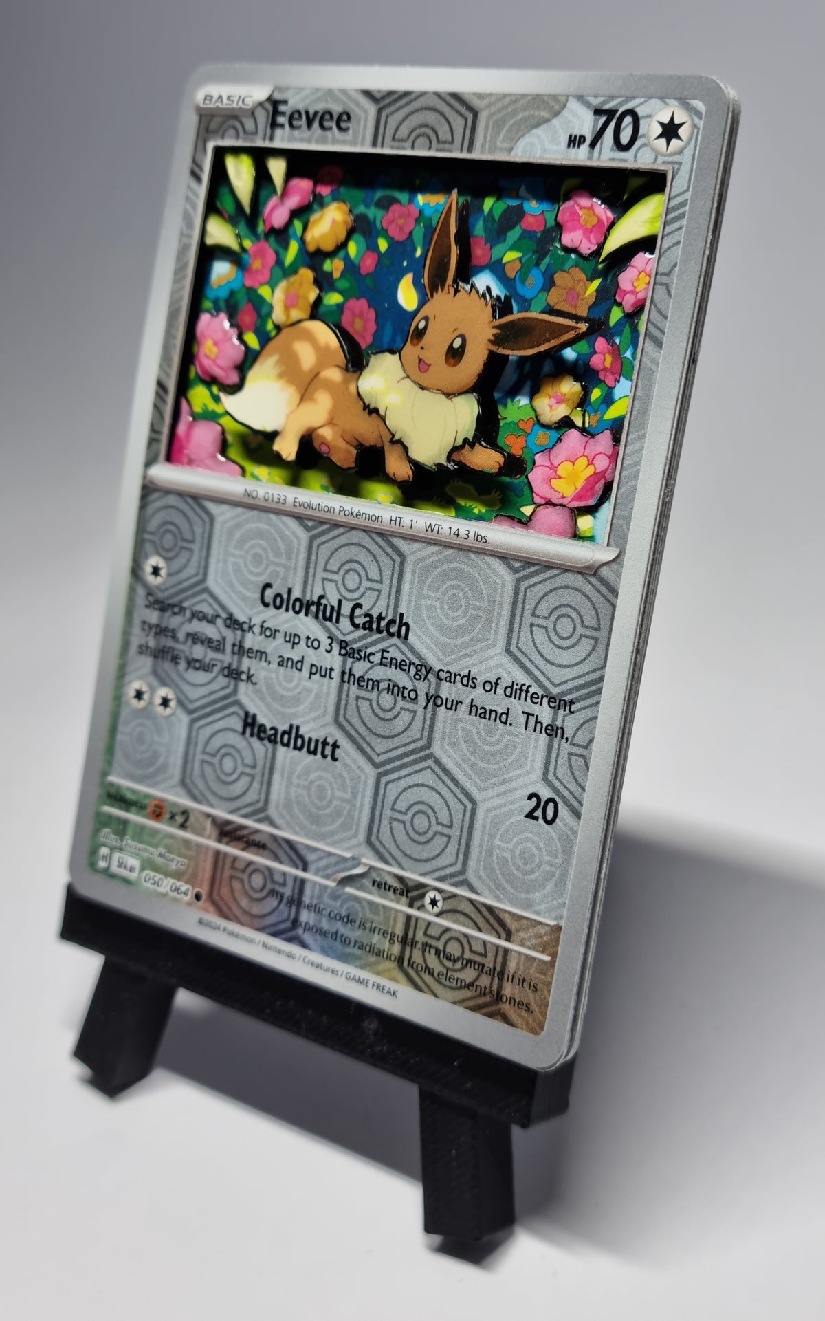 Shadowbox Pokémon TCG – [Evoli] | Handmade Art