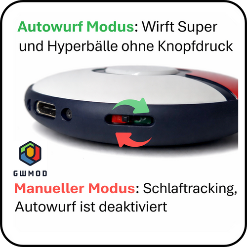 Modifiziertes Pokémon GO Plus+ | Luxusball Edition