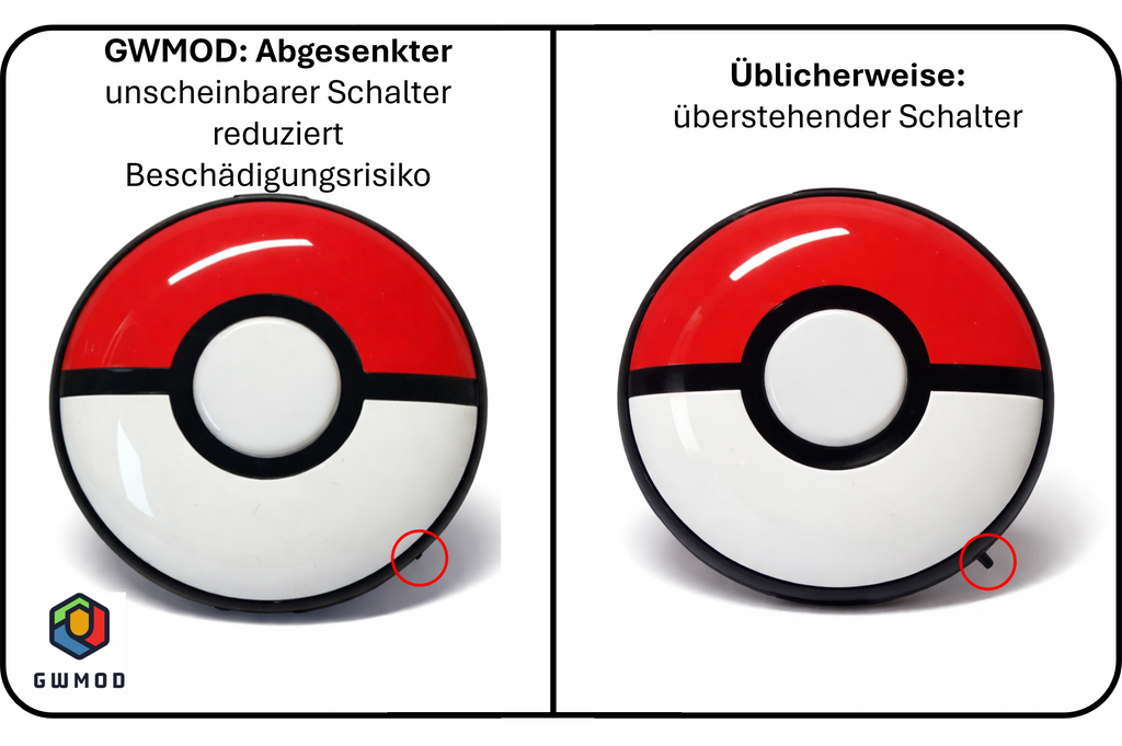 Modifiziertes Pokémon GO Plus+ | Luxusball Edition