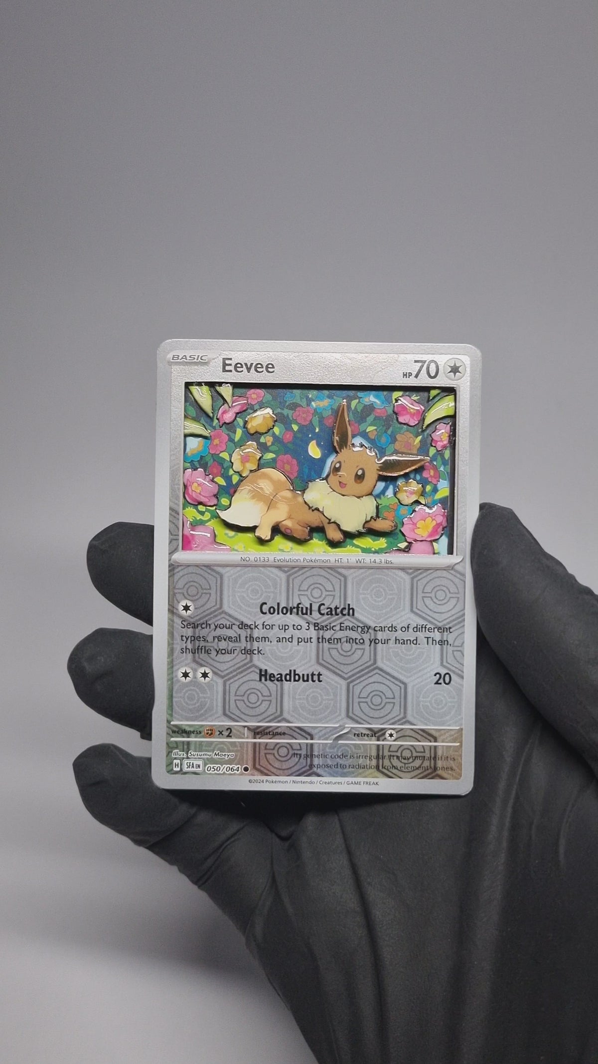 Shadowbox Pokémon TCG – [Evoli] | Handmade Art