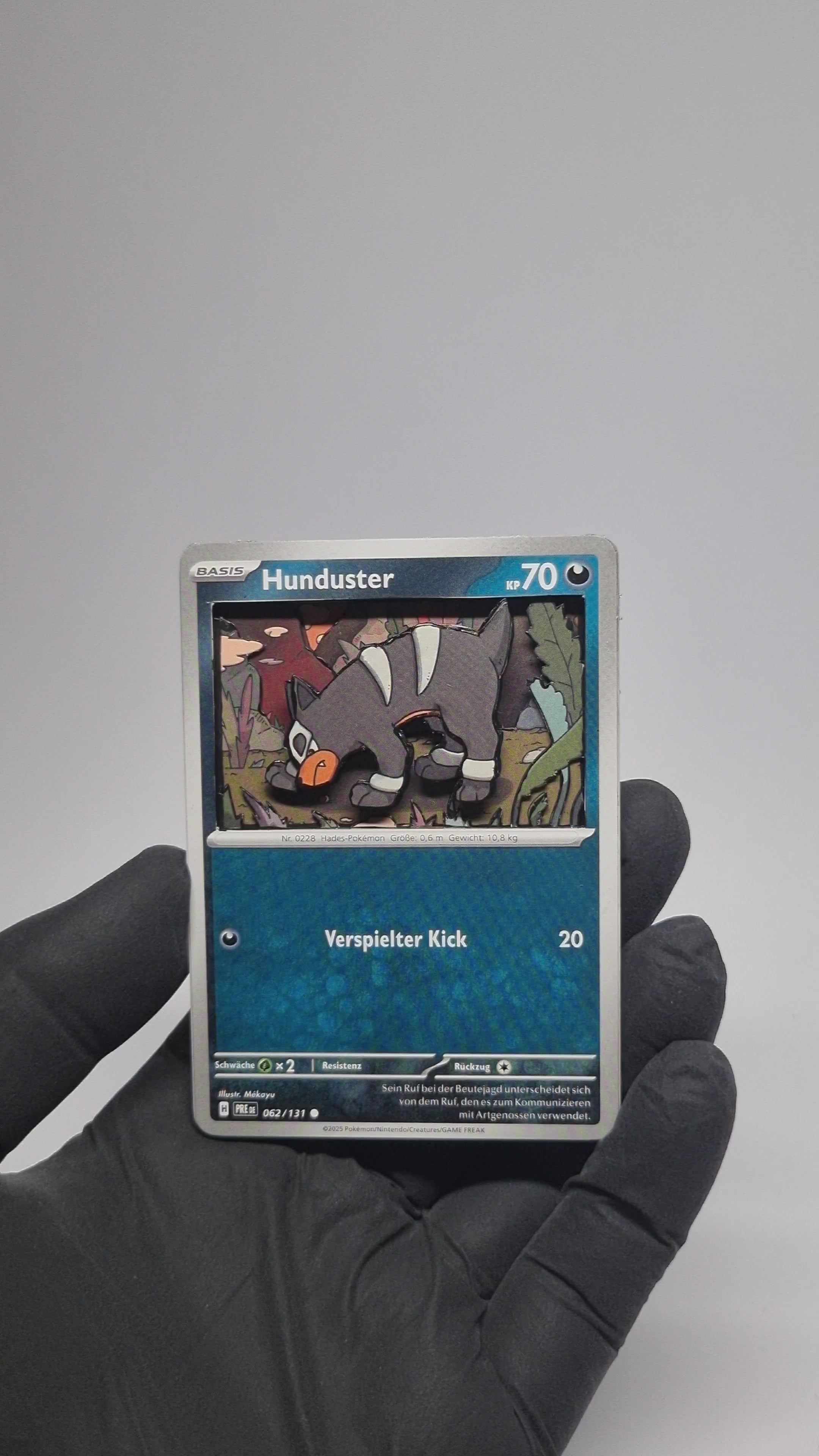 Shadowbox Pokémon TCG – [Hunduster] | Handmade Art