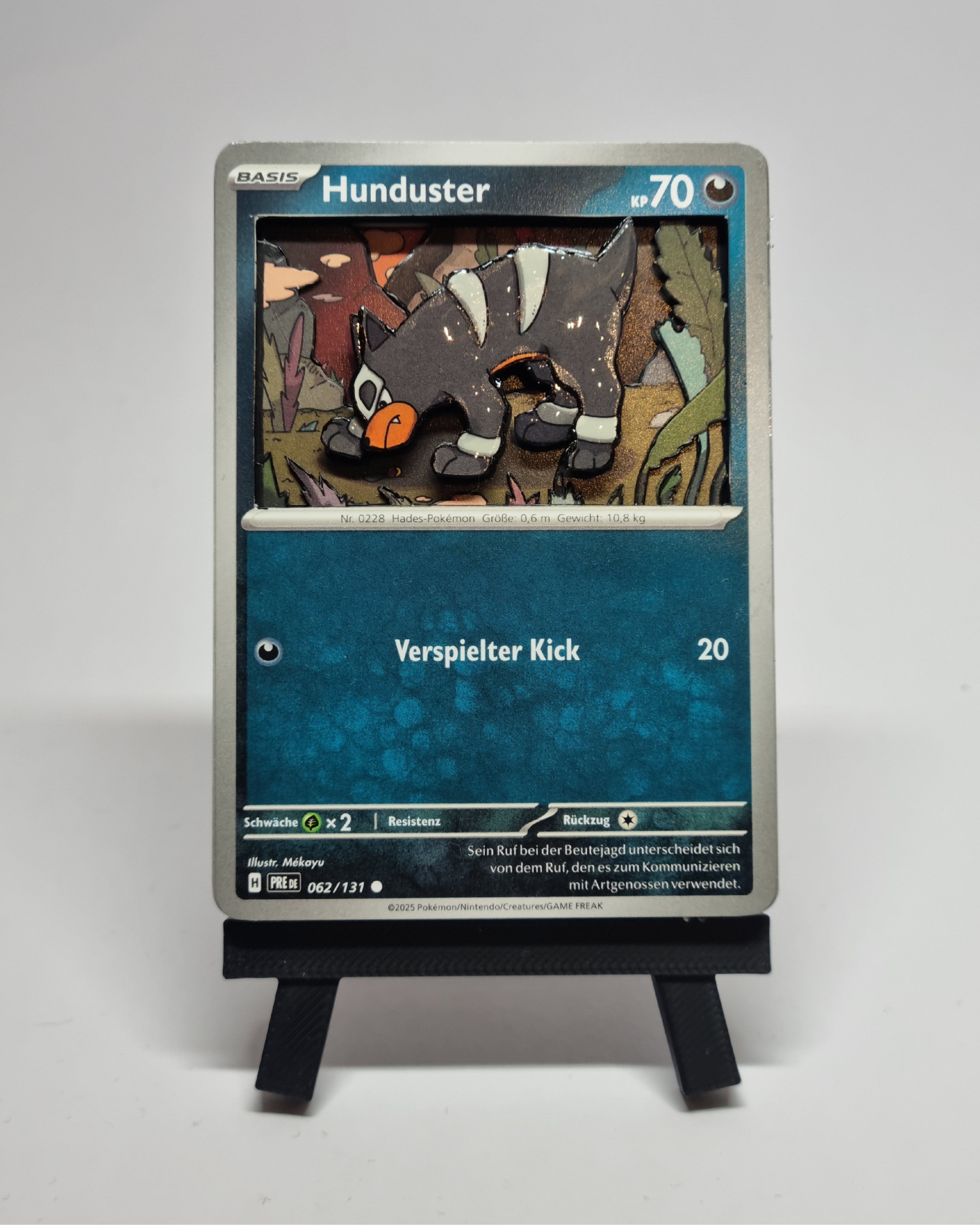 Shadowbox Pokémon TCG – [Hunduster] | Handmade Art